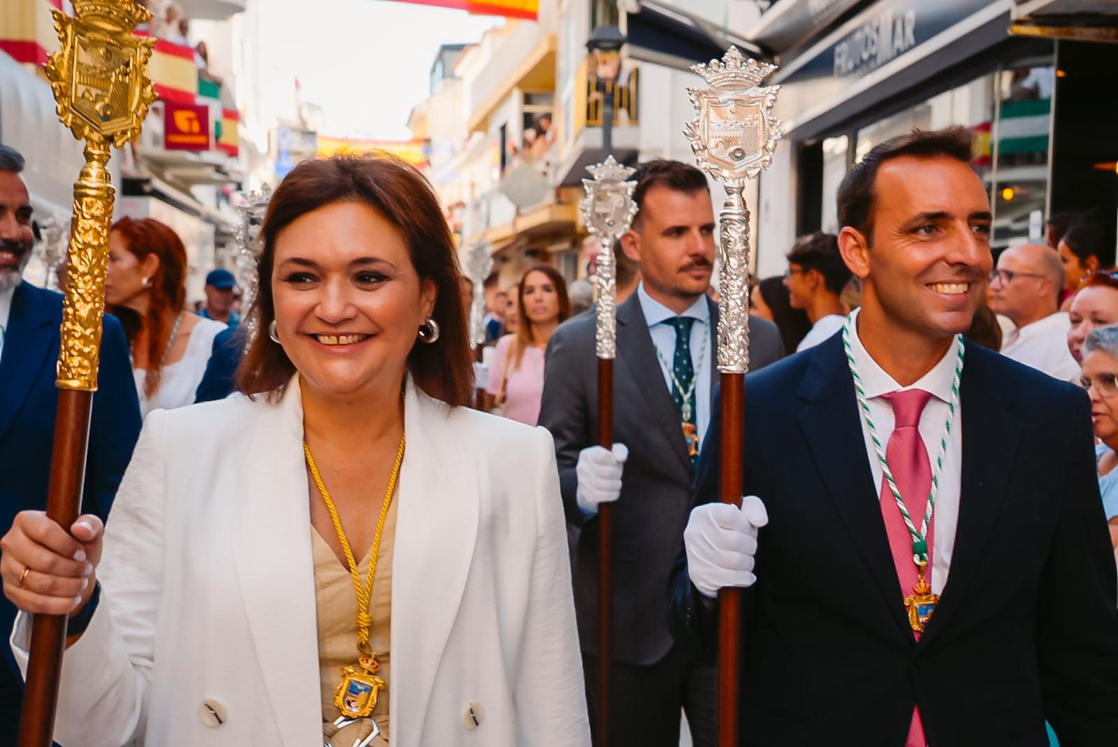Procesión de la Virgen del Carmen en La Carihuela.