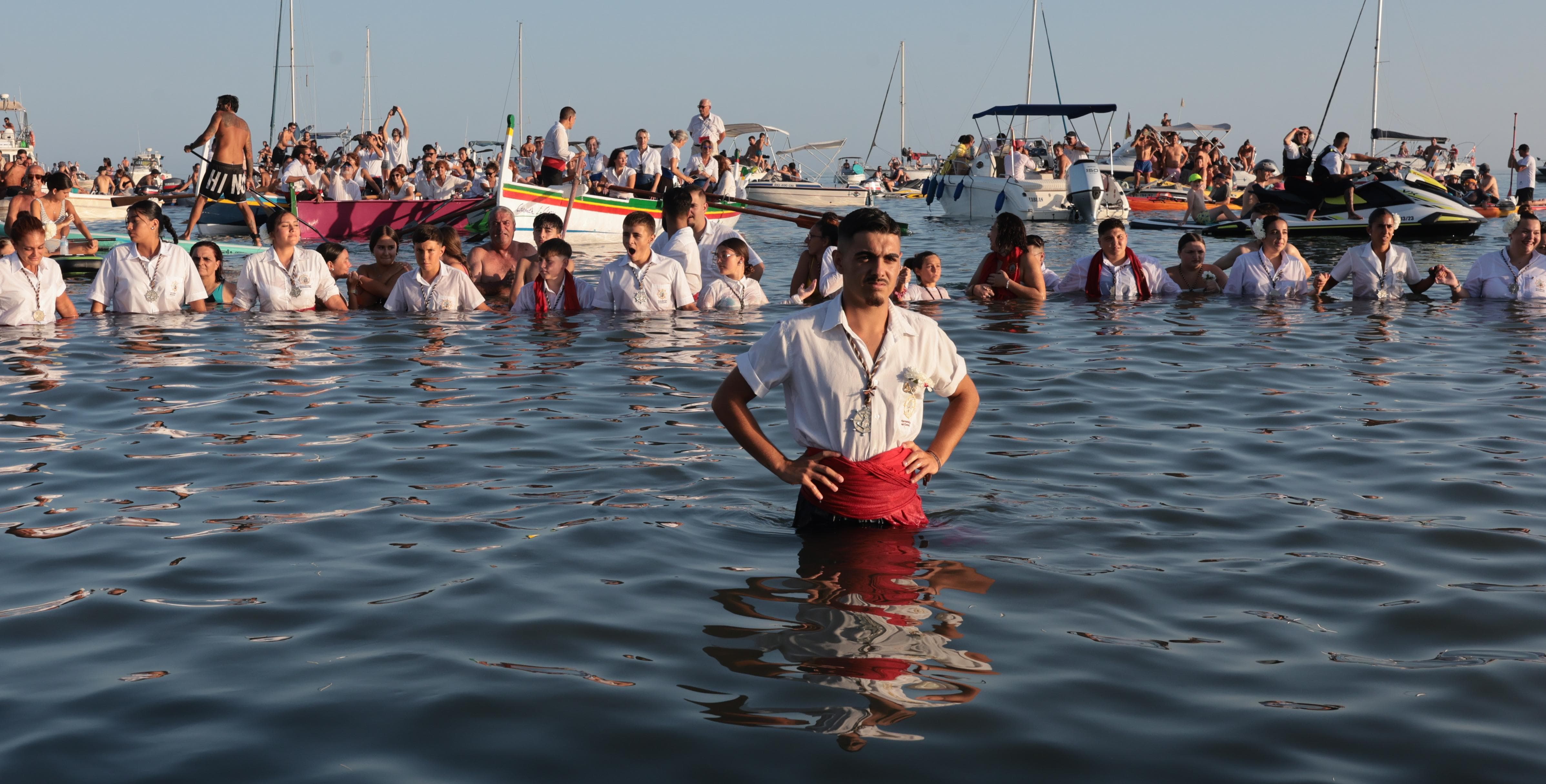 Procesión de la Virgen del Carmen en El Palo
