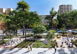 Computergrafik der umgebauten Avenida de Andalucía.