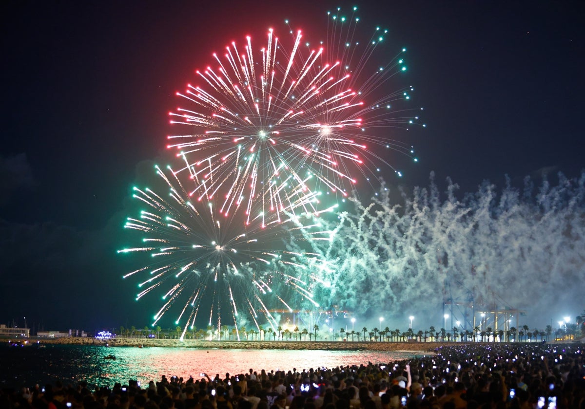Feuerwerk zu Beginn der letztjährigen Feria.