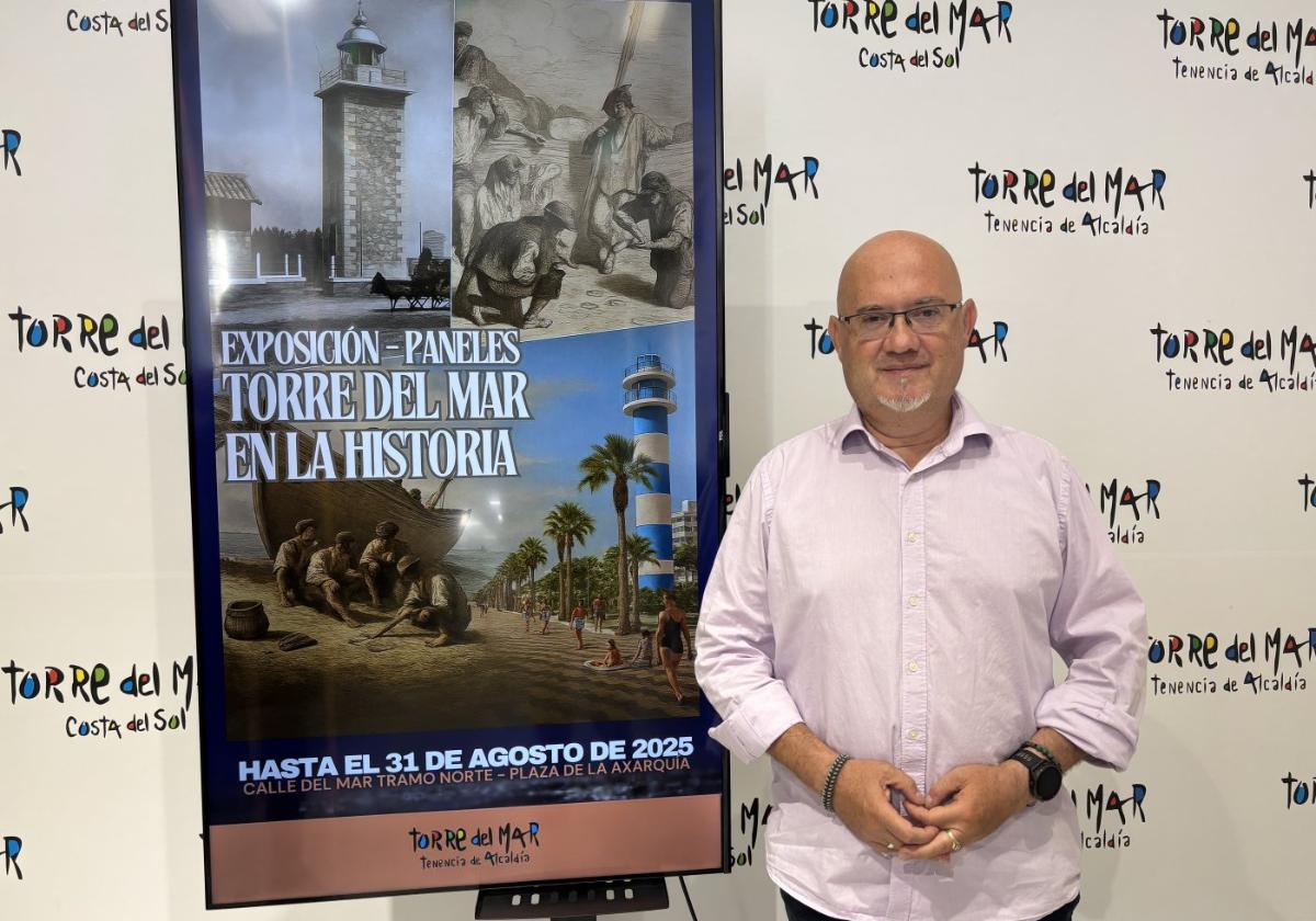 Jesús Pérez Atencia stellte die Ausstellung vor.