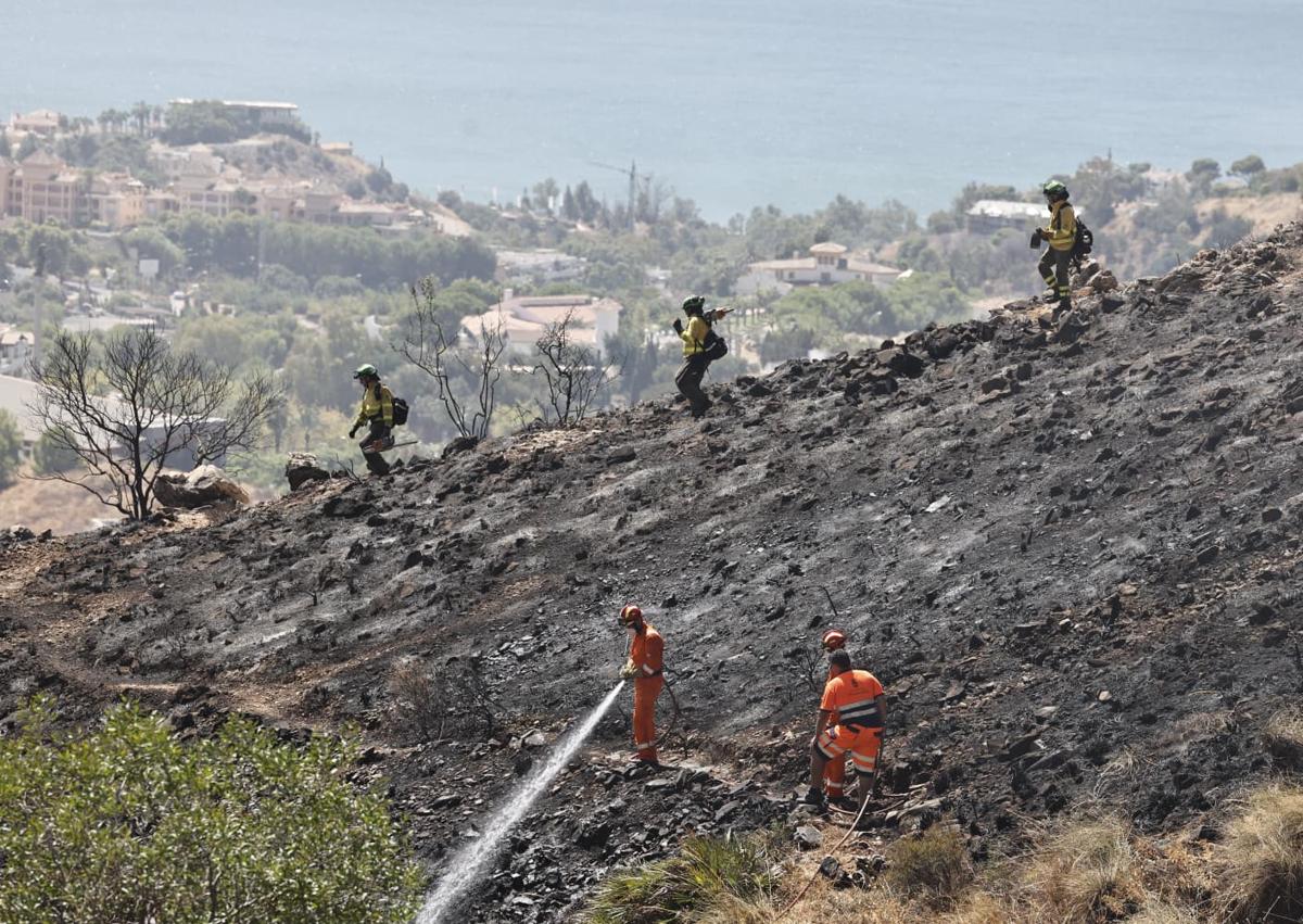 Imagen secundaria 1 - Waldbrand in Benalmádena inzwischen gelöscht