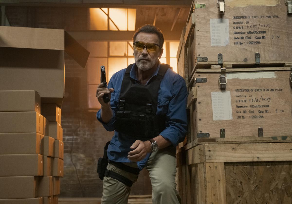 Schwarzenegger hat den Terminator und Conan gespielt.