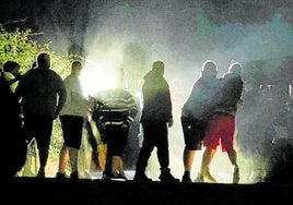 Prado Negro, ein Stadtteil von Huétor Santillán, erlebte eine angespannte Nacht bis zur Freilassung der Frau.