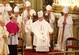 José Antonio Satué bei seiner Antrittsmesse in der Diözese Málaga.