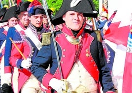 Straßenumzug zur Einweihung des Reding-Monumentes im Oktober 2019