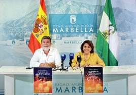 Die Generaldirektorin für Tourismus, Laura de Arce, und ihr Amtskollege in San Pedro, Rubén Sánchez, stellten die Aktivität vor.