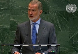 Köngi Felipe VI. vor der UN-Vollversammlung.
