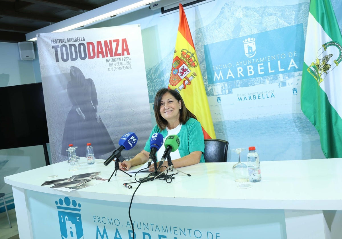 Die Generaldirektorin für Kultur, Carmen Díaz, stellte das Festival vor.