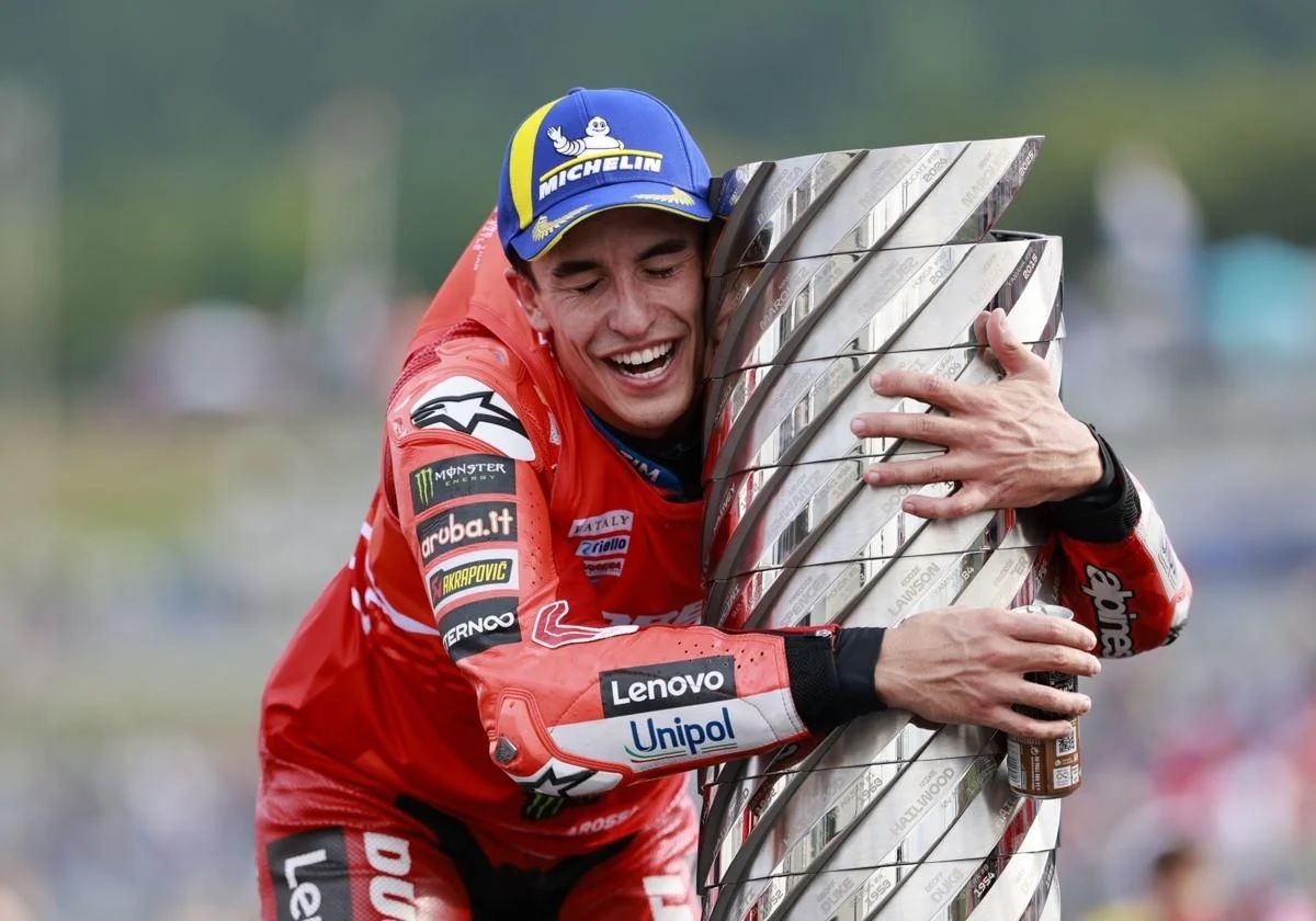 Marc Marquez nach seinem Sieg.