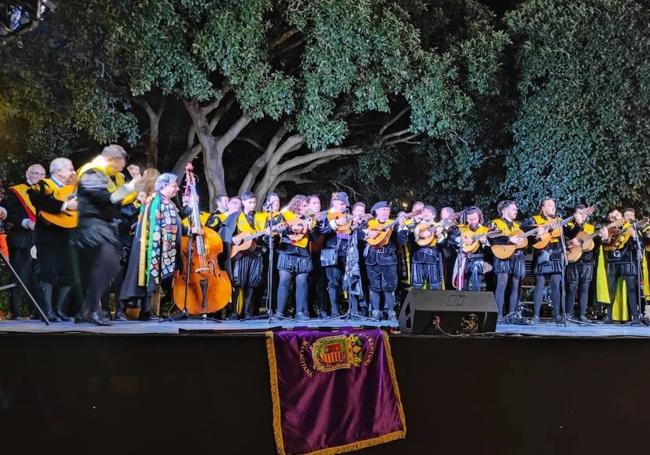 Traditionelle Tuna-Sänger bei einem Wettbewerb in vergangenen Jahr in Málaga.