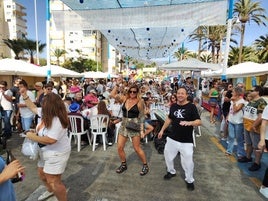 Am Sonntagnachmittag herrschte immer noch gute Stimmung auf dem Fest.