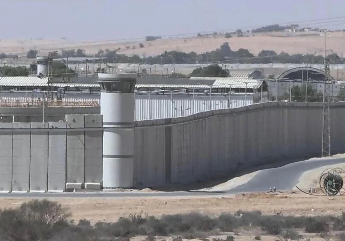 Das Hochsicherheitsgefängnis Saharonim, in dem die Aktivisten der Flotille untergebracht wurden.