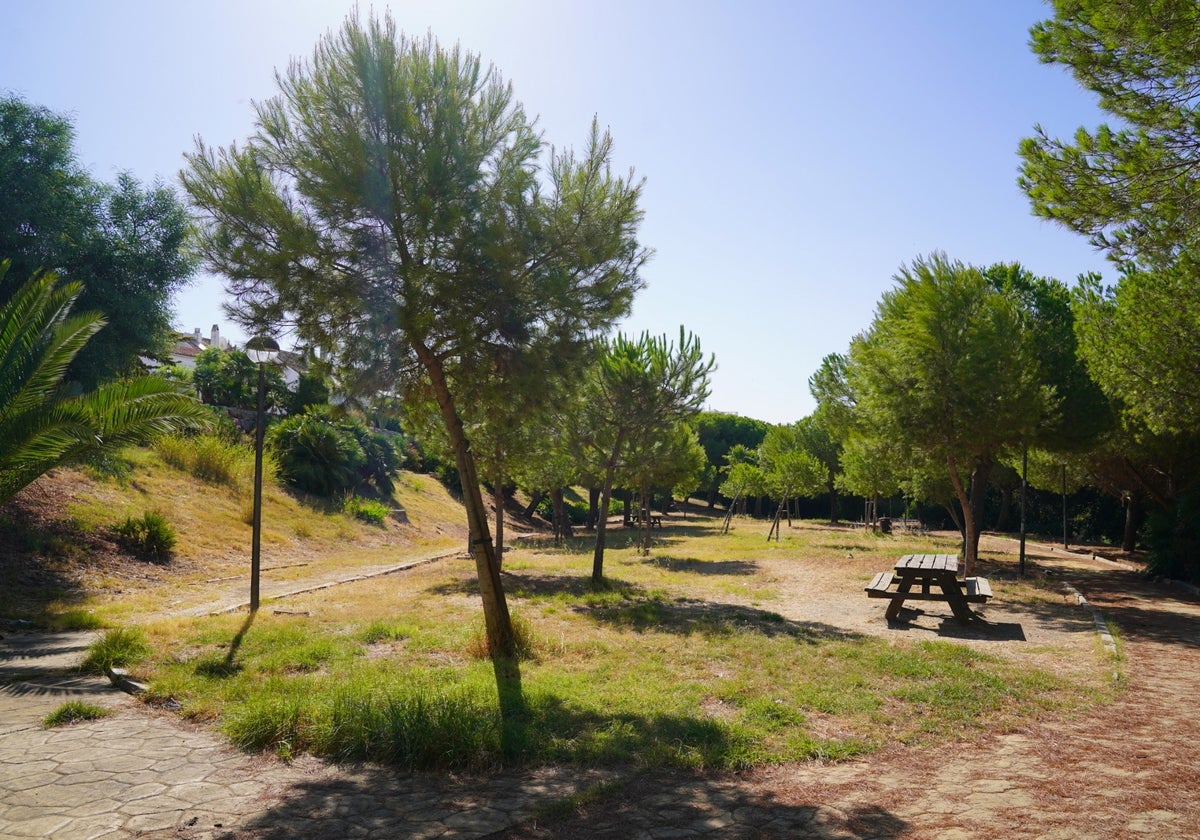 Der Park Seghers in Estepona.