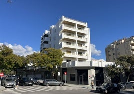 Außenansicht des Gebäudes in der Calle Ramón Gómez de la Serna.