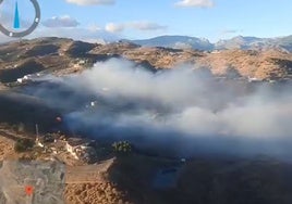 Brand in der Umgebung des buddhistischen Zentrums von Vélez-Málaga unter Kontrolle
