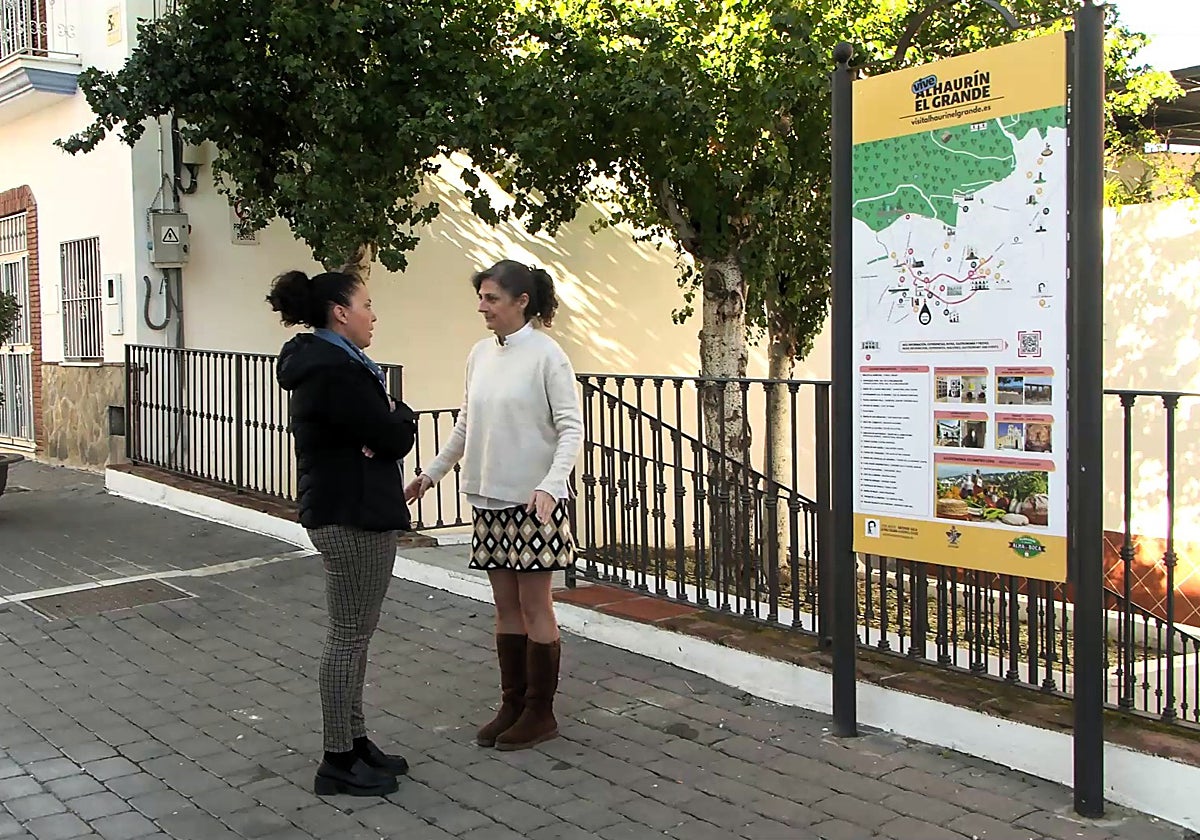 Eine der neuen Schautafeln.