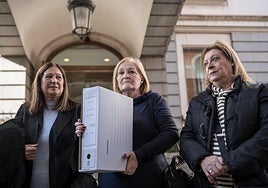 Die Geschwister García Caparrós, am Dienstag letzter Woche in Madrid.