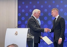 Steinmeiner und Kroos.