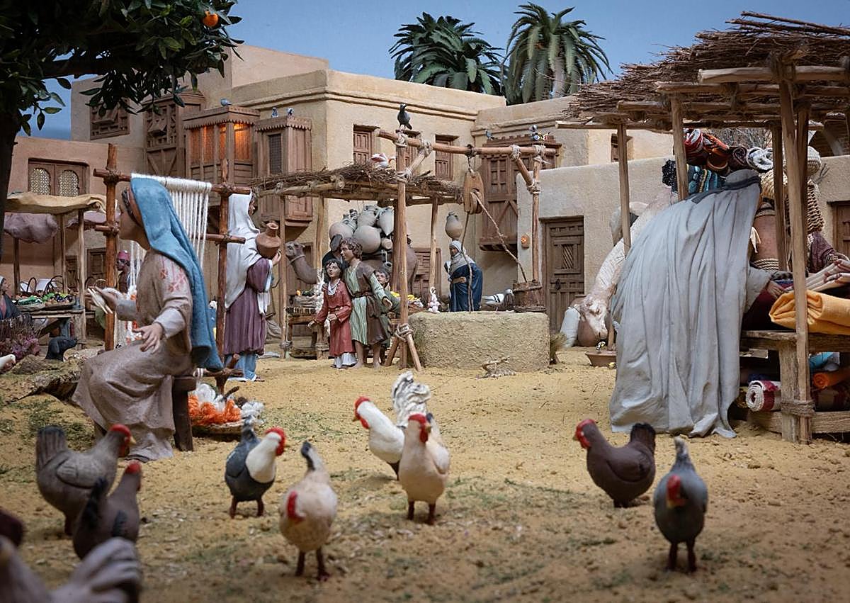 Imagen secundaria 1 - Kathedrale von Málaga öffnet ihre monumentale Weihnachtskrippe: Das sind die Öffnungszeiten
