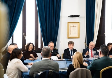 Jüngste Sitzung des lokalen Sicherheitsausschusses von Málaga.