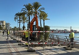 Die Arbeiten an den Fundamenten für die Aufstellung der neuen Strukturen haben begonnen.