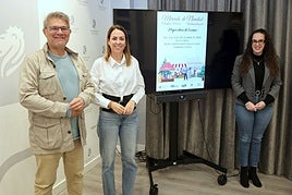 Präsentation des Weihnachtsmarkts.