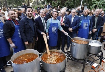 Francisco Salado und Francisco de la Torre, gestern bei einer der Vorführungen.