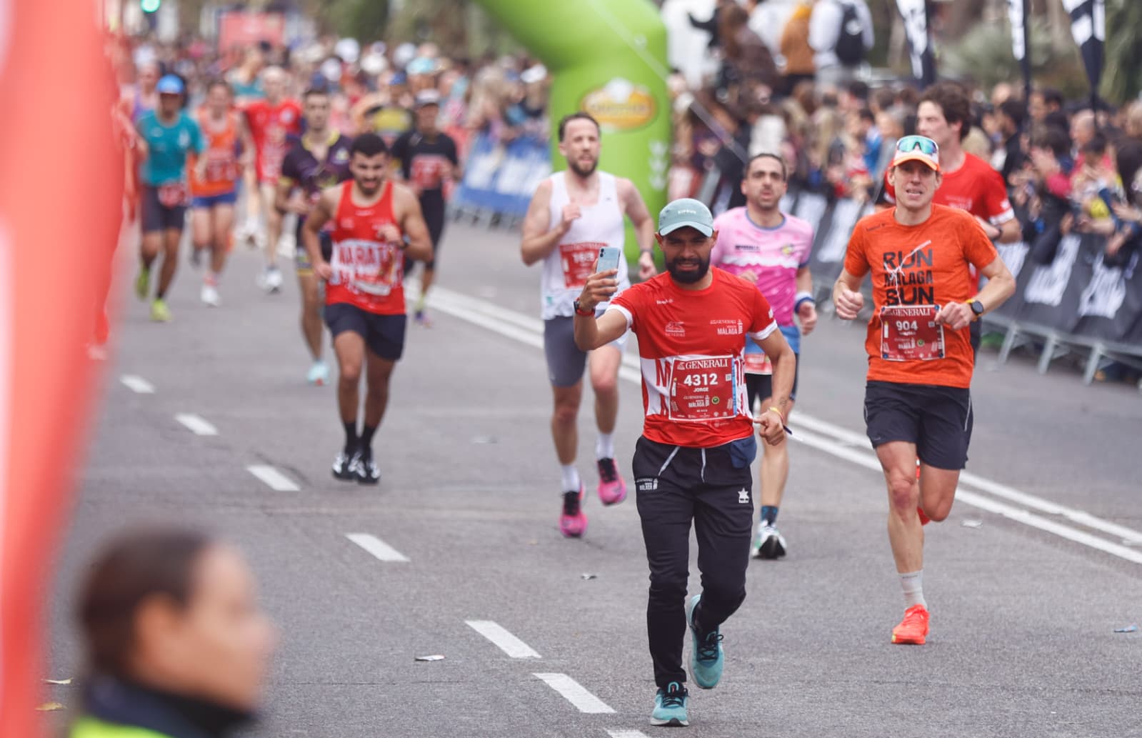 Fotogalerie des Marathons von Málaga