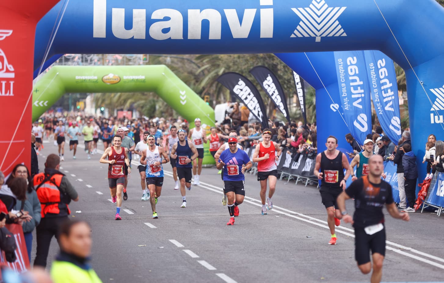Fotogalerie des Marathons von Málaga