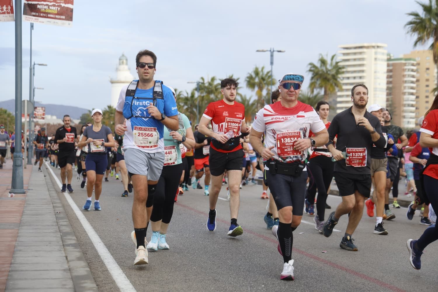 Fotogalerie des Marathons von Málaga