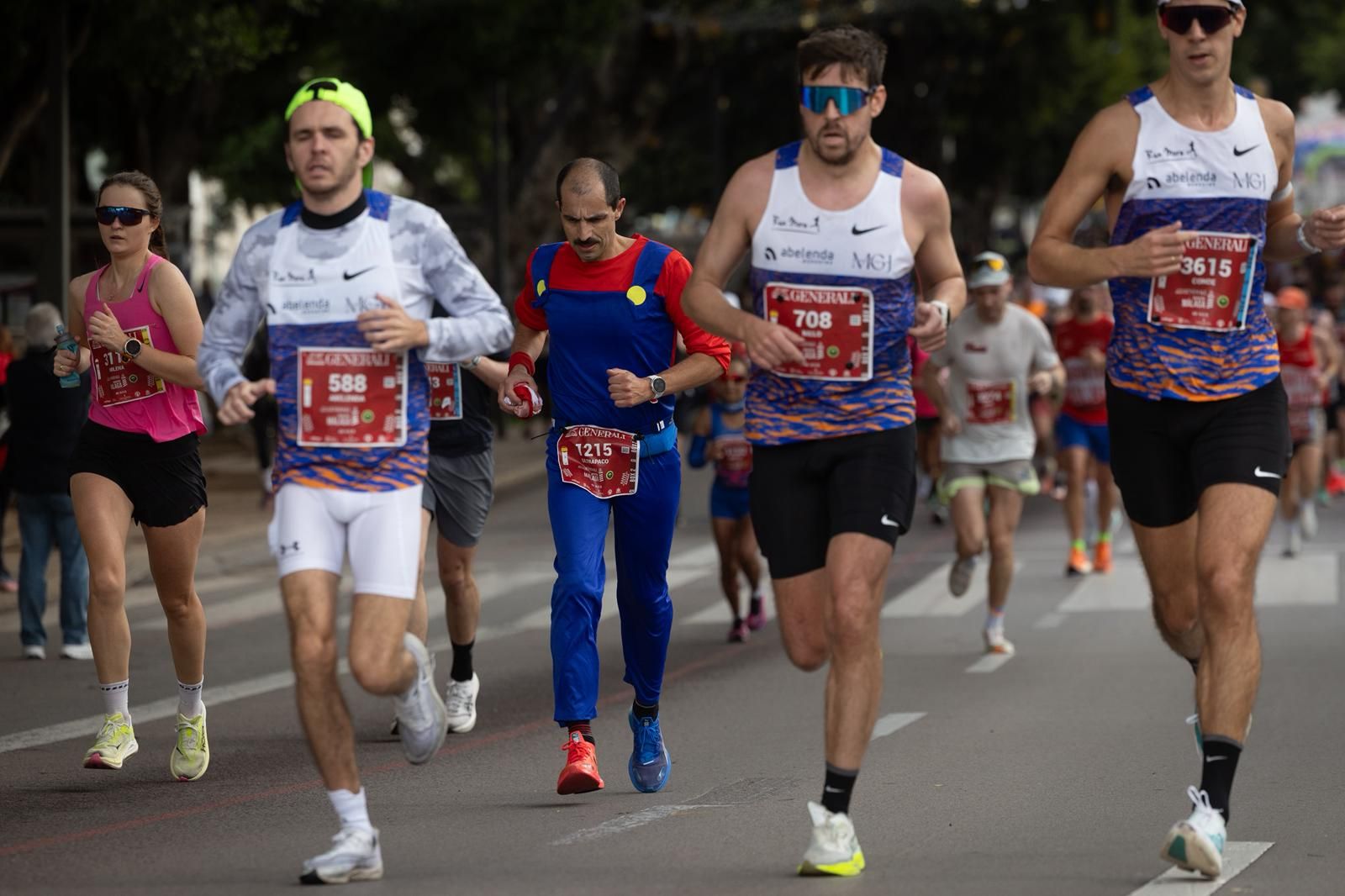 Fotogalerie des Marathons von Málaga