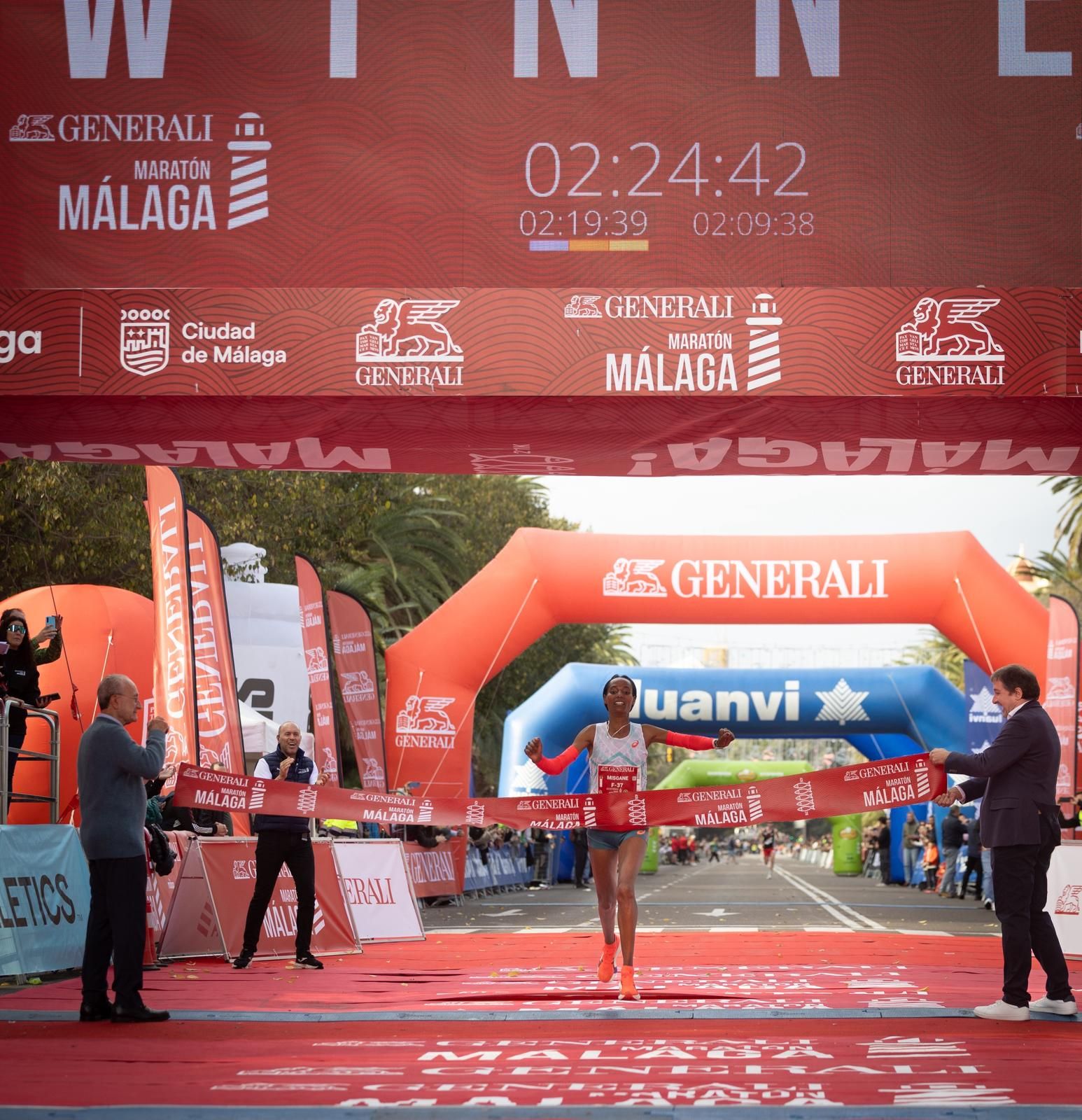 Fotogalerie des Marathons von Málaga