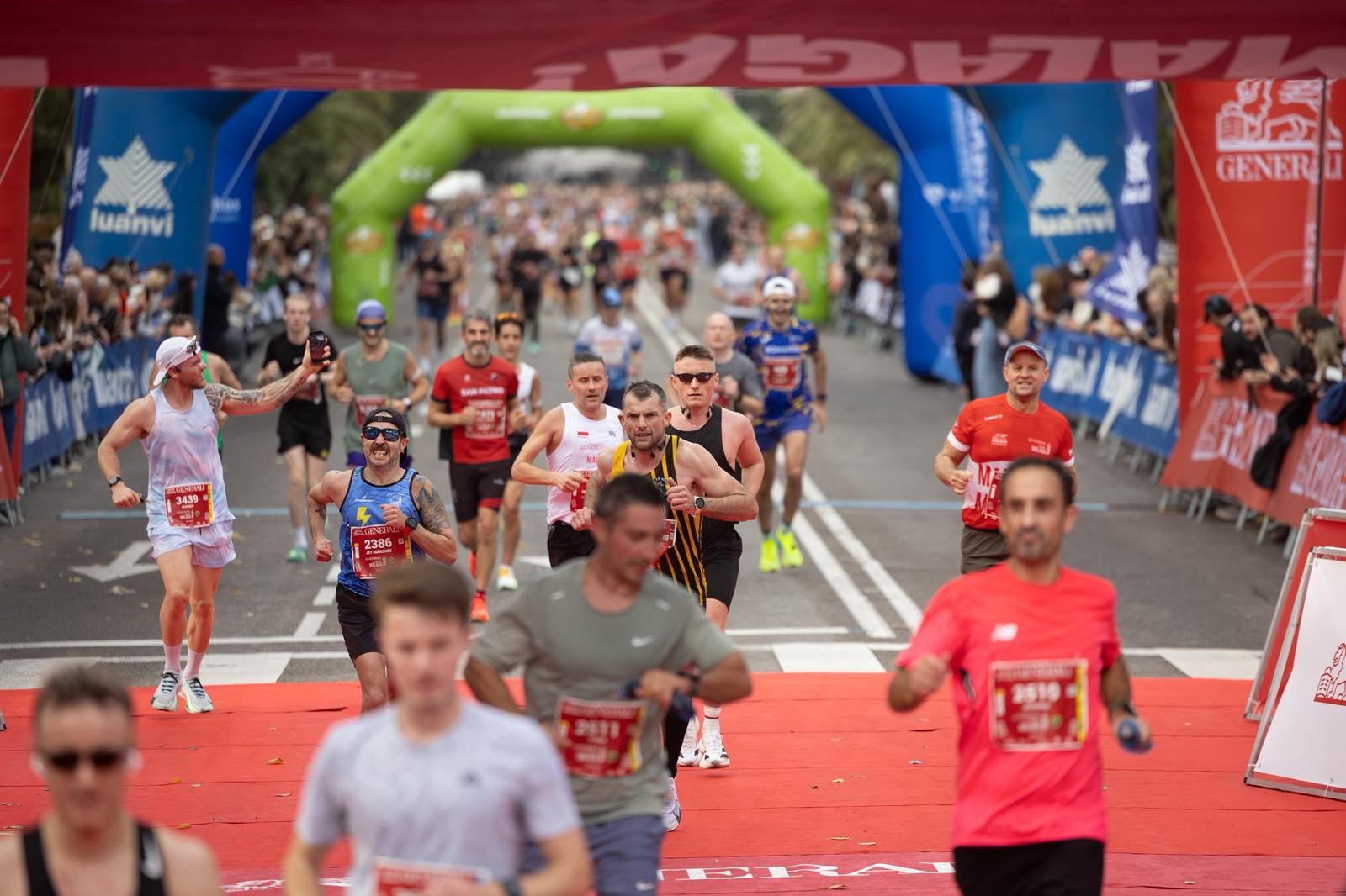 Fotogalerie des Marathons von Málaga