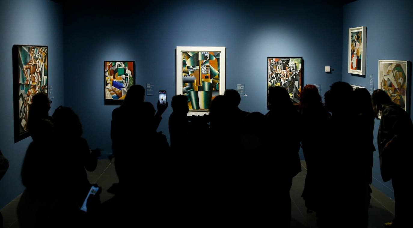 Avant-garde art at the Malaga Russian museum.