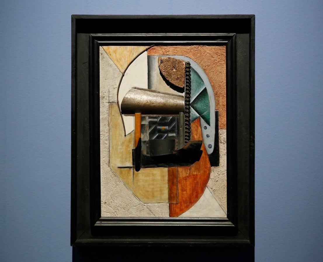 Avant-garde art at the Malaga Russian museum.