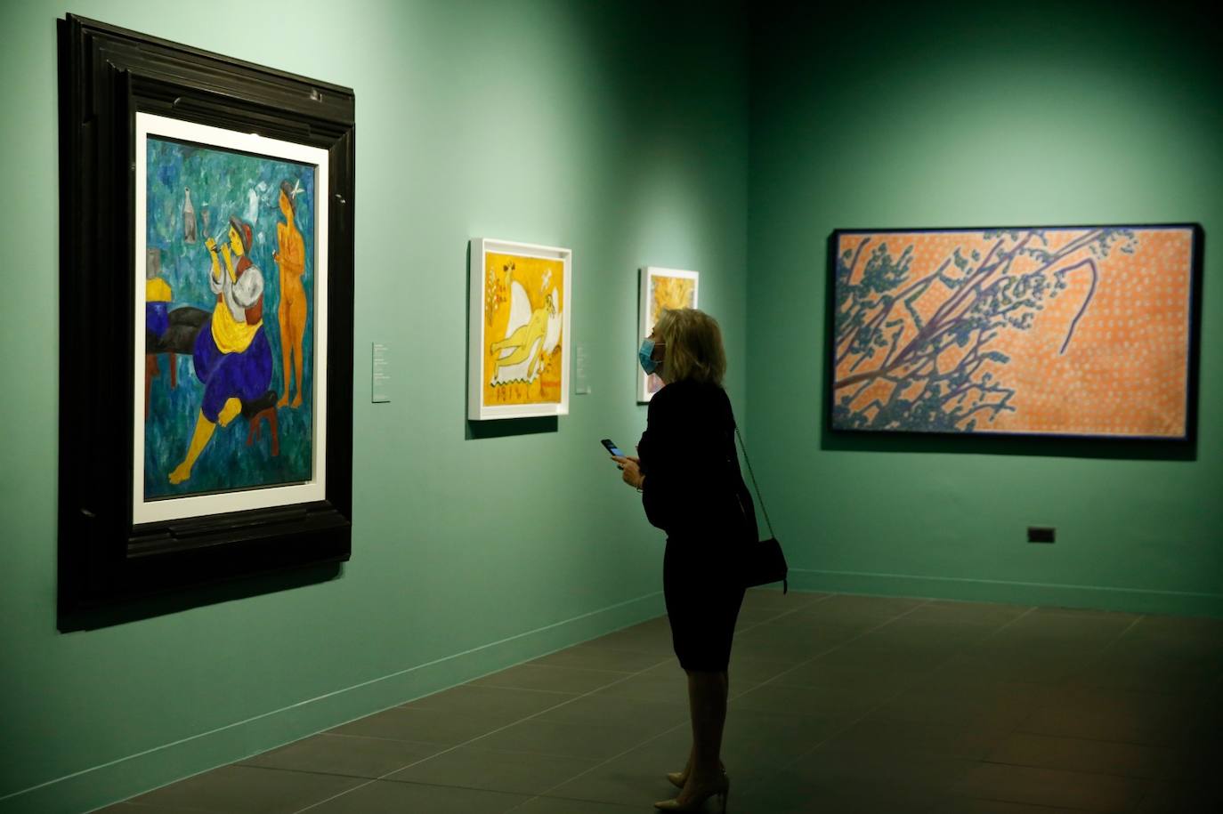 Avant-garde art at the Malaga Russian museum.