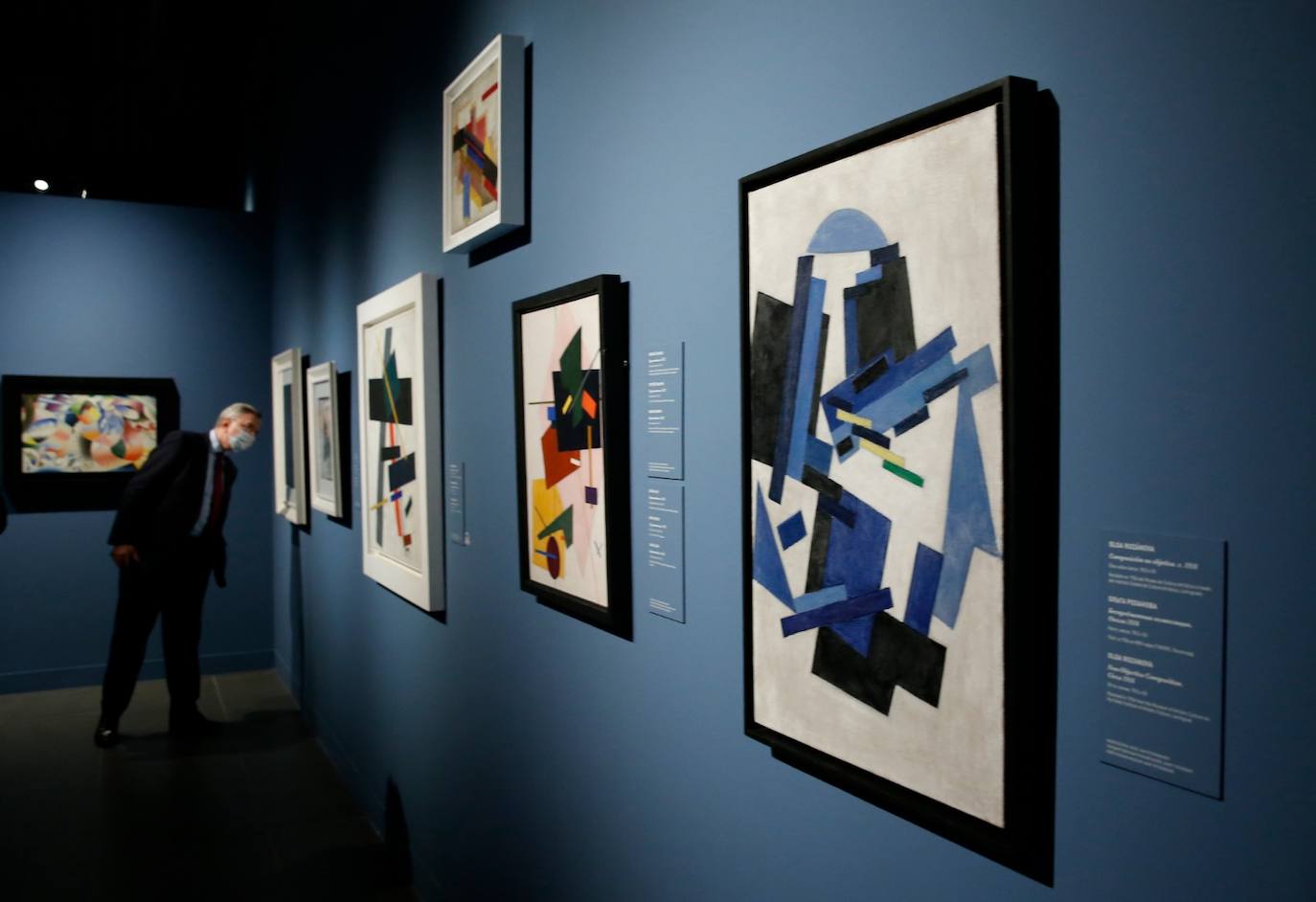 Avant-garde art at the Malaga Russian museum.