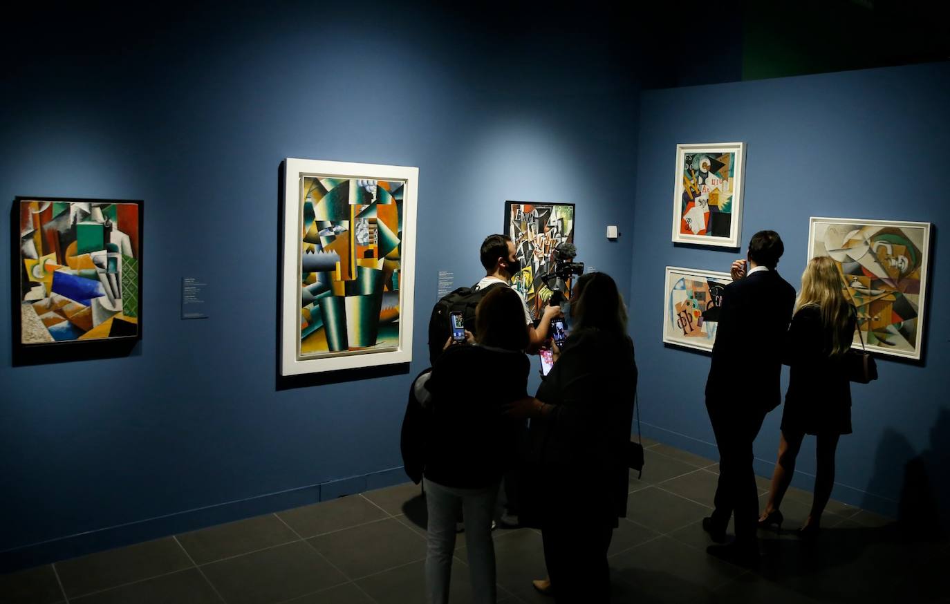 Avant-garde art at the Malaga Russian museum.