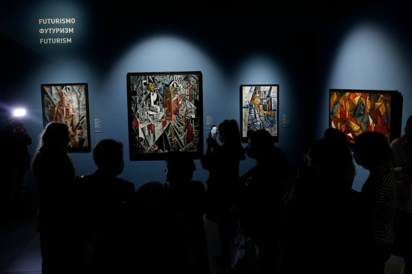 Avant-garde art at the Malaga Russian museum.