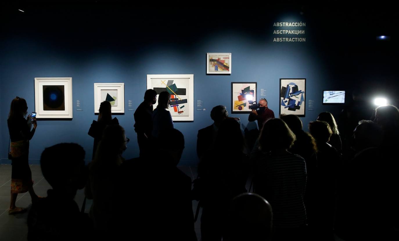 Avant-garde art at the Malaga Russian museum.