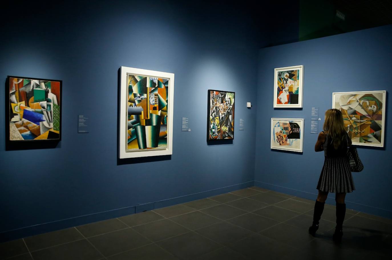 Avant-garde art at the Malaga Russian museum.