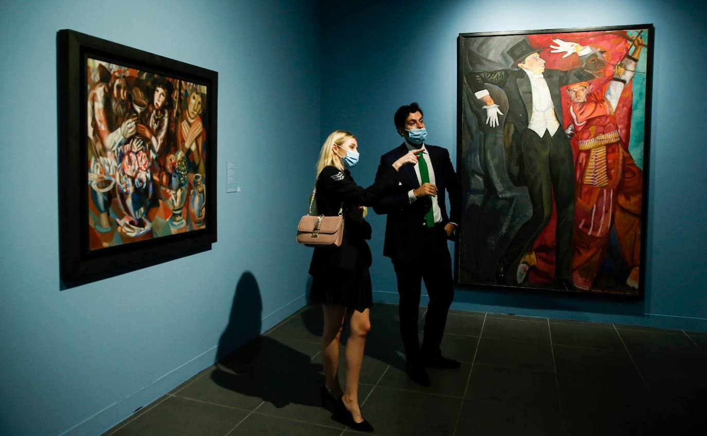 Avant-garde art at the Malaga Russian museum.