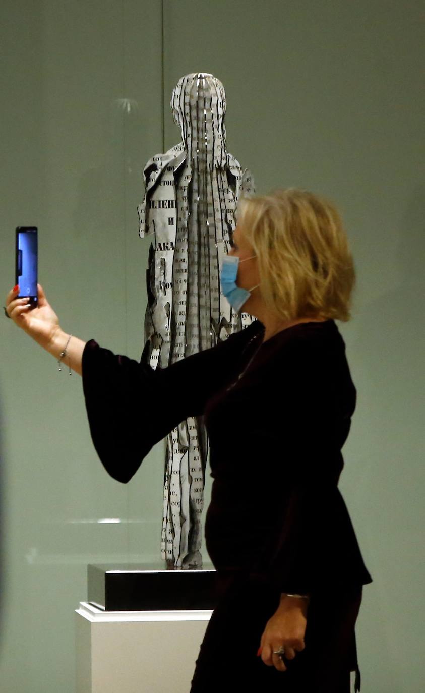 Avant-garde art at the Malaga Russian museum.