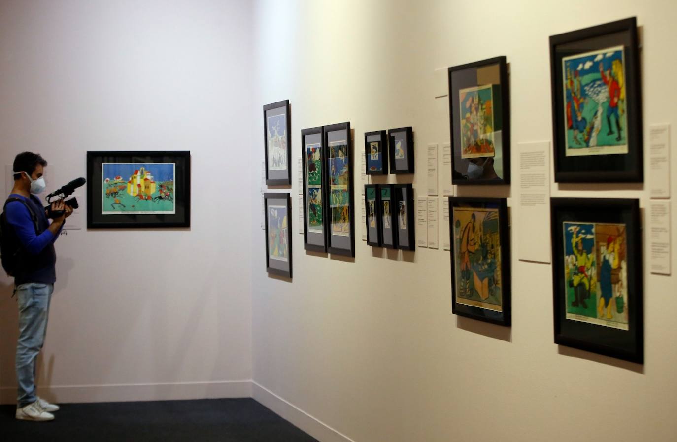 Avant-garde art at the Malaga Russian museum.