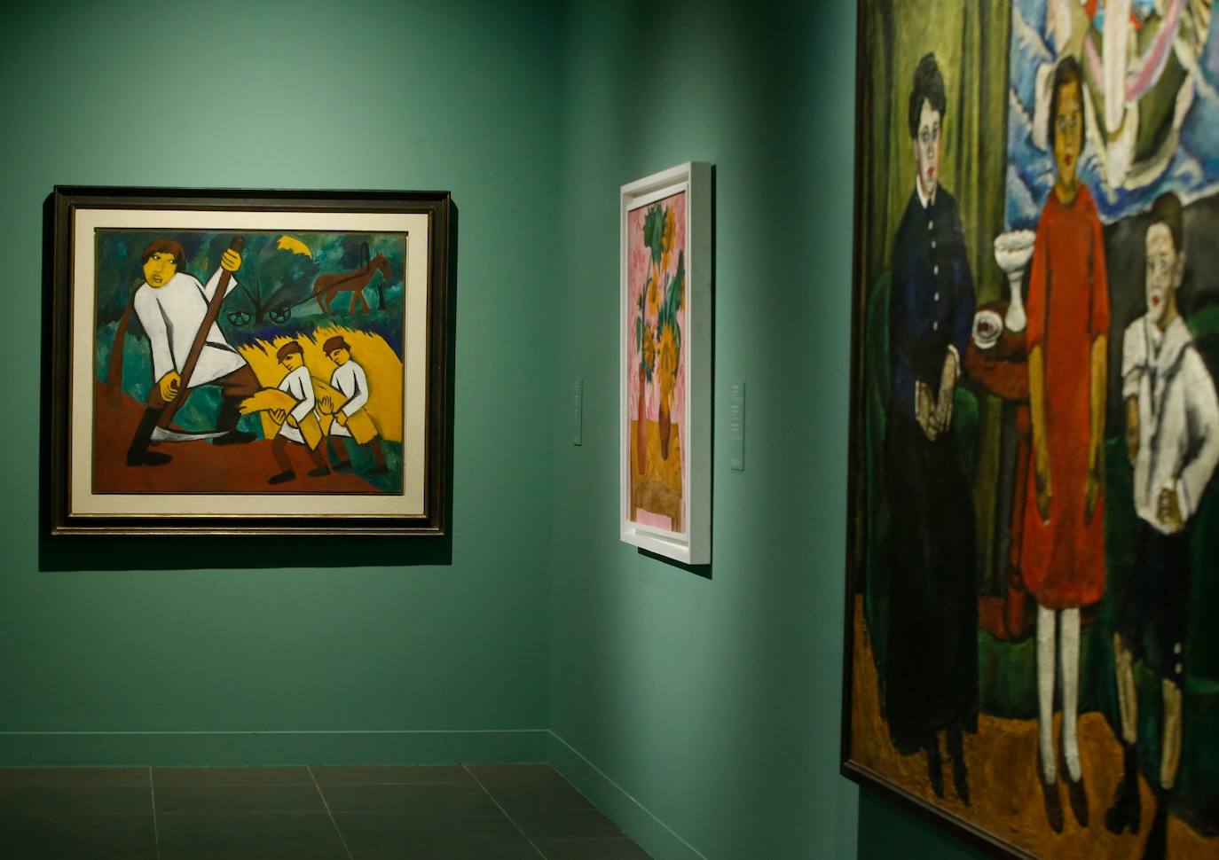Avant-garde art at the Malaga Russian museum.