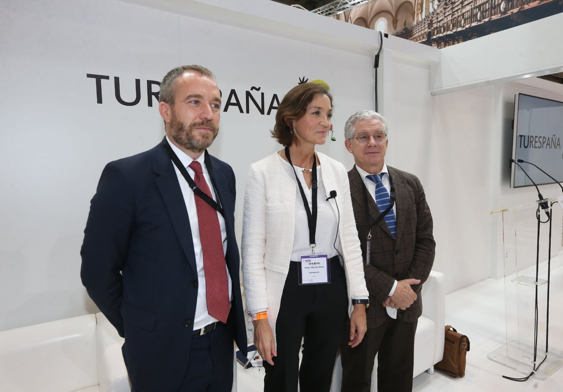 Representatives of the tourism industry in Andalucía and the Costa del Sol at the World Travel Market 2021 in London.