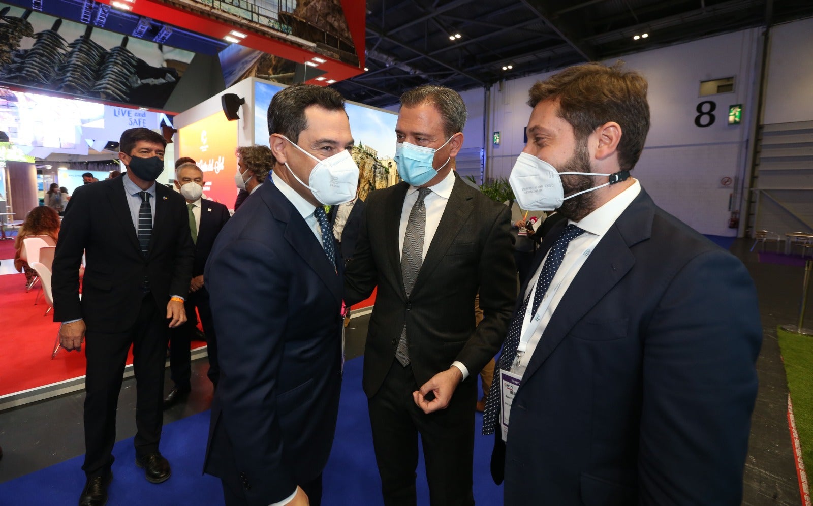 Representatives of the tourism industry in Andalucía and the Costa del Sol at the World Travel Market 2021 in London.