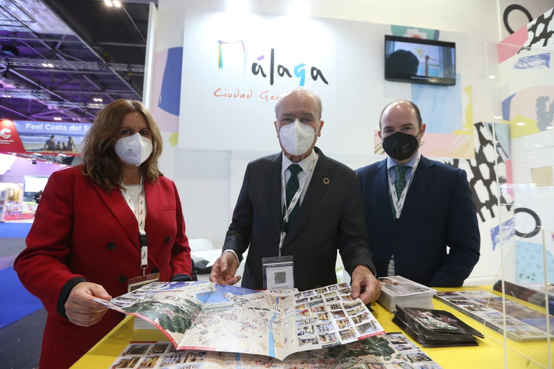 Representatives of the tourism industry in Andalucía and the Costa del Sol at the World Travel Market 2021 in London.