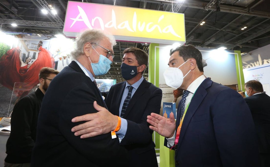 Representatives of the tourism industry in Andalucía and the Costa del Sol at the World Travel Market 2021 in London.